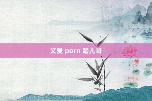 文爱 porn 踏儿哥